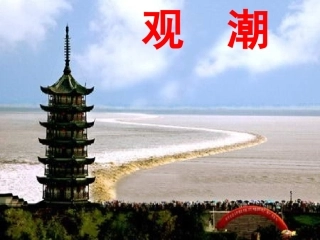 《观潮》讲课