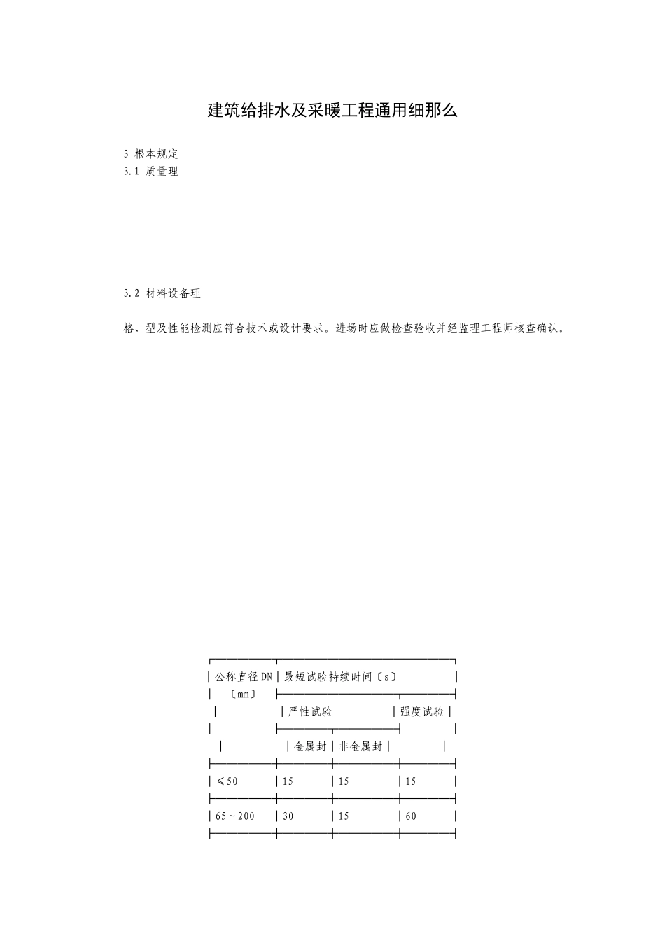 建筑给排水及采暖工程通用细则_第1页