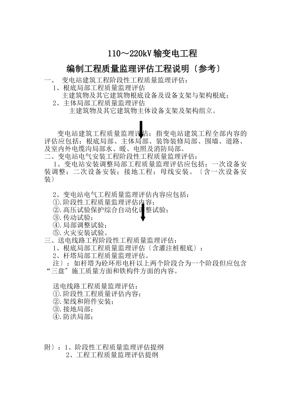输变电工程质量监理评估报告项目说明_第2页