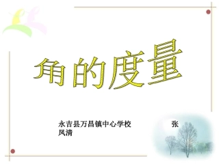 六年级二单元（角的度量）