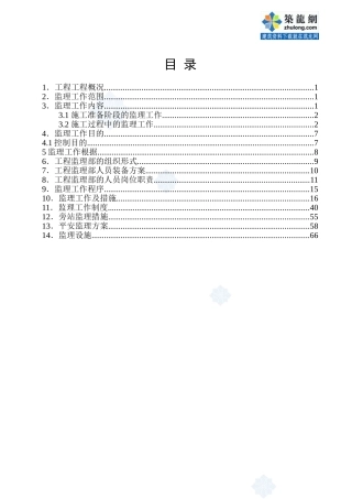 普通工程监理规划模板_secret