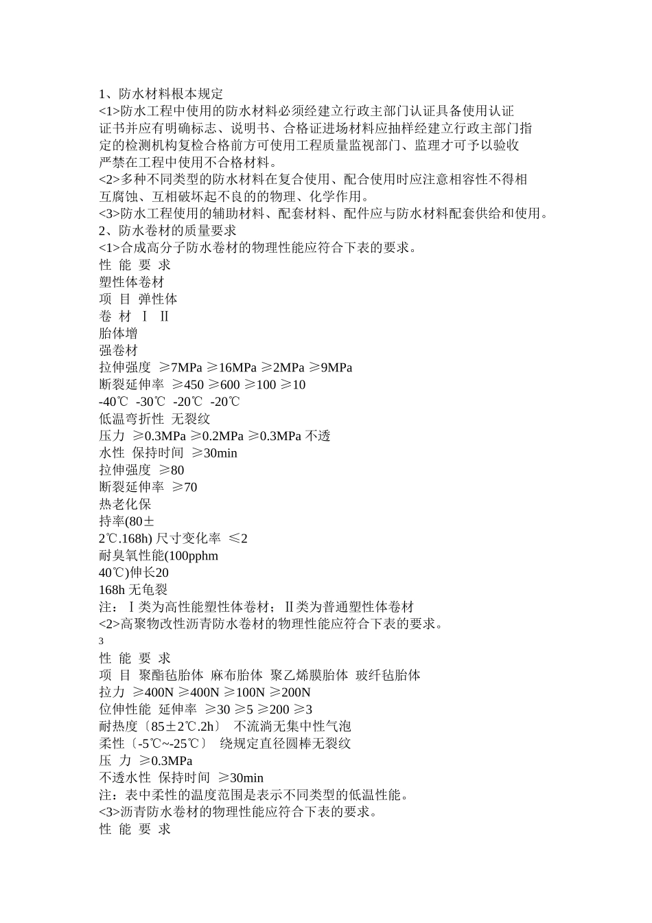 防水卷材工程监理细则_第3页