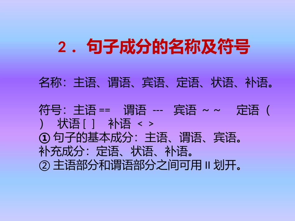 句子成分的划分_第3页