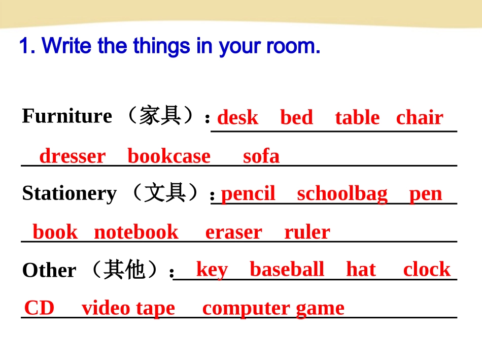 七年级英语上册Unit4Selfcheck_第3页