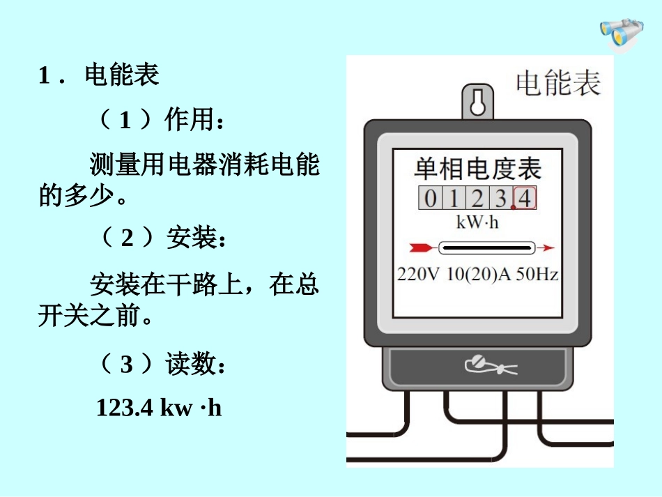 初中物理家庭电路课件_第3页