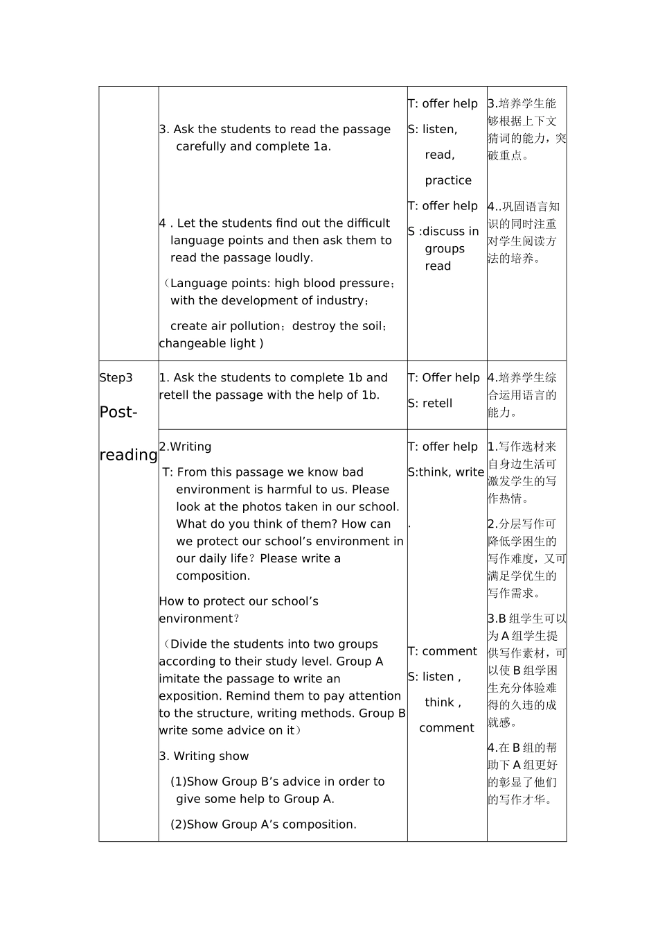 仁爱英语九年级下册unit2topic1sectionD说课稿_第3页