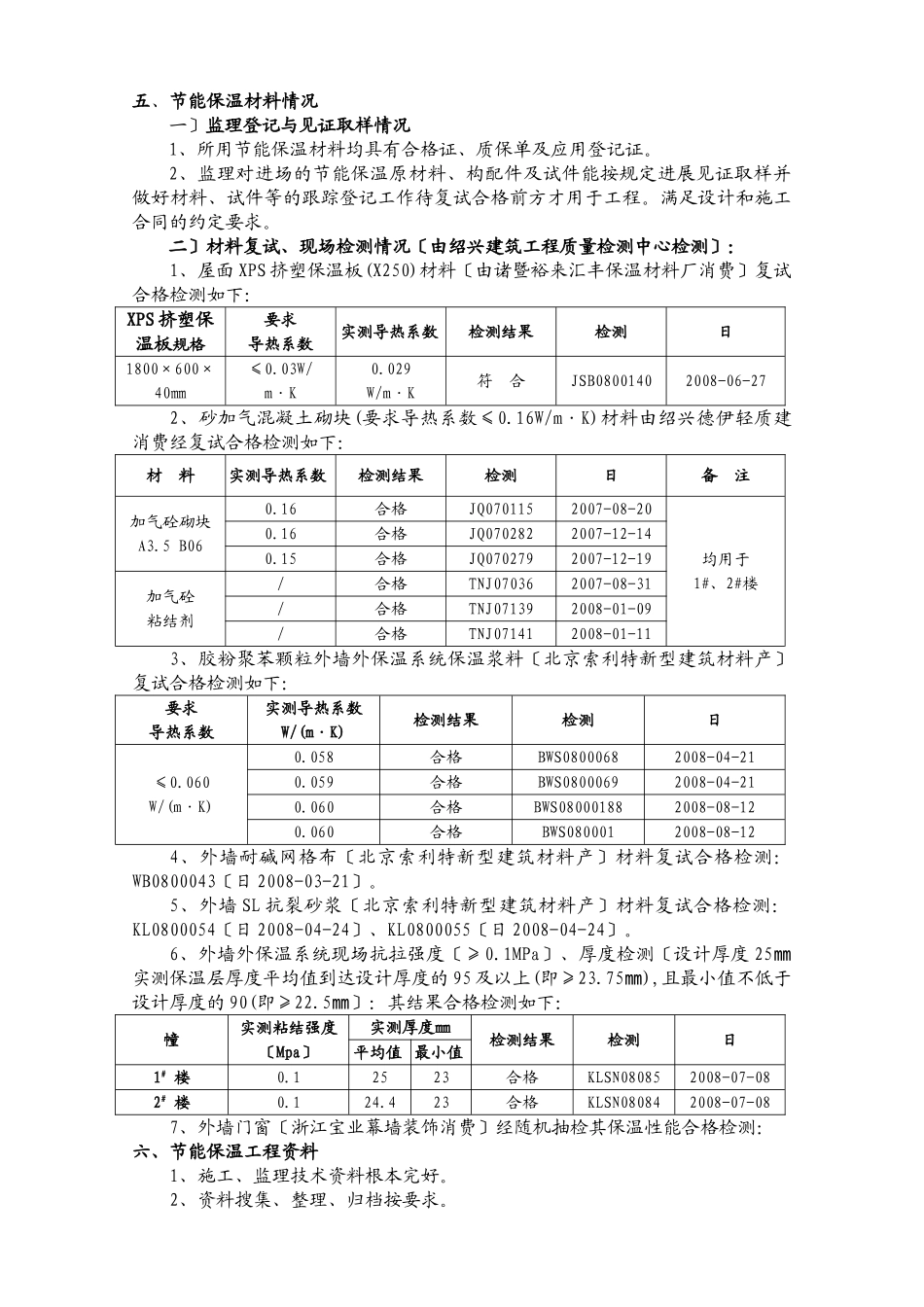 山水人家•彩云天1#楼工程节能保温验收监理报告_第3页