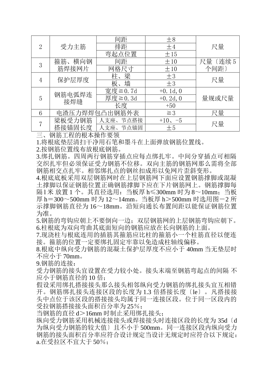 钢筋分项工程技术交底1_第2页