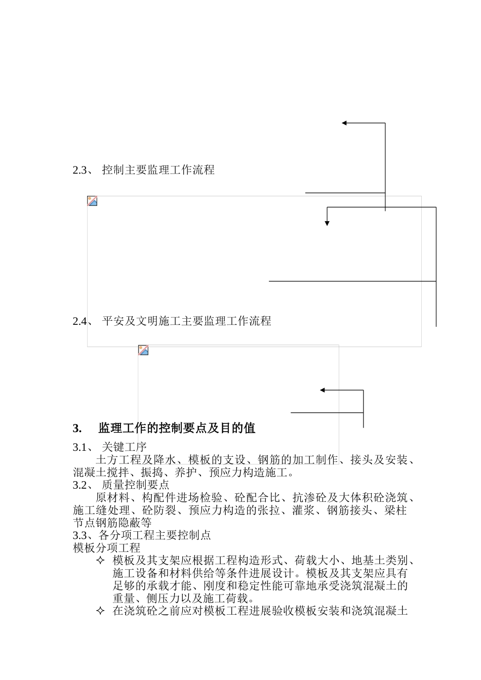 济南遥墙机场扩建工程航站楼混凝土结构工程监理实施细则_第3页