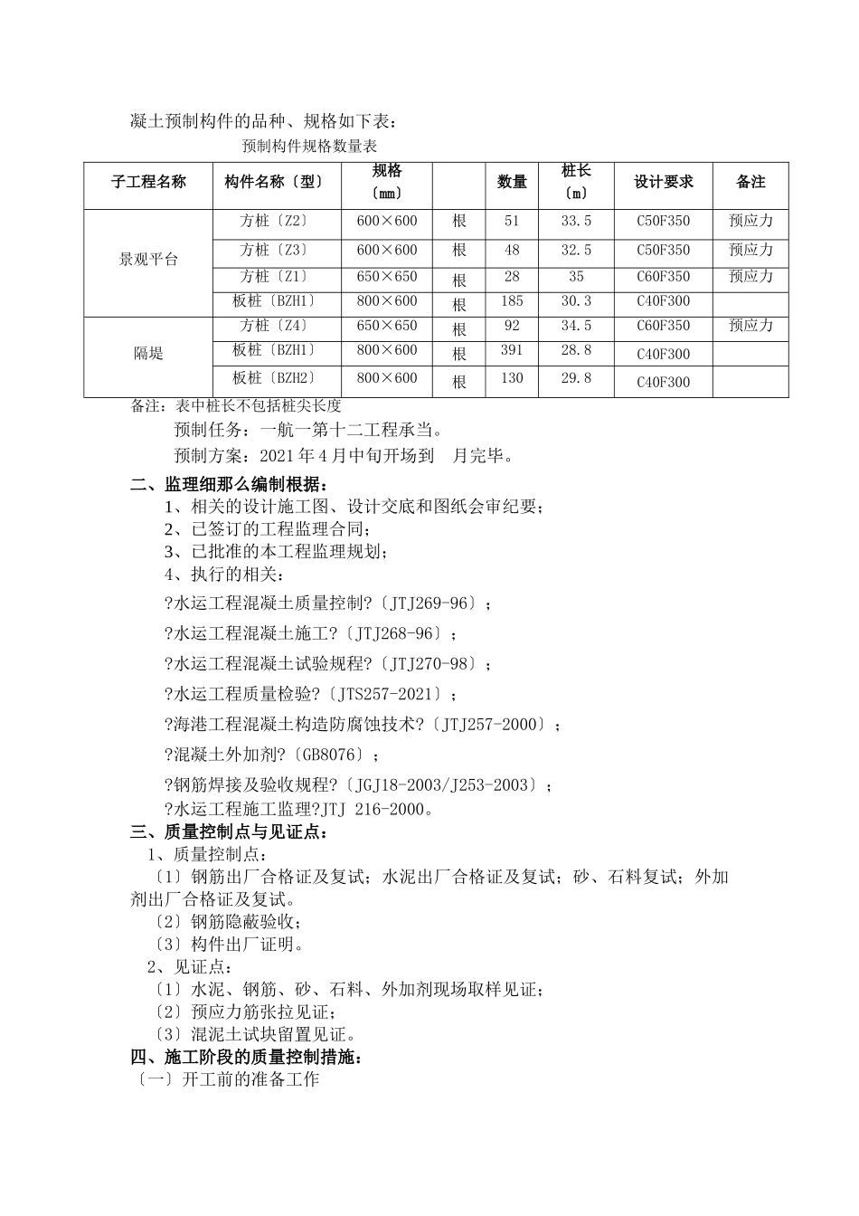海域工程预制构件监理实施细则_第3页