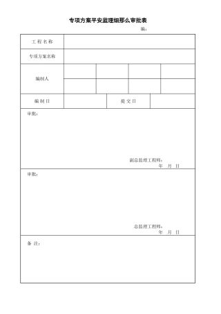 深基坑施工专项监理实施细则