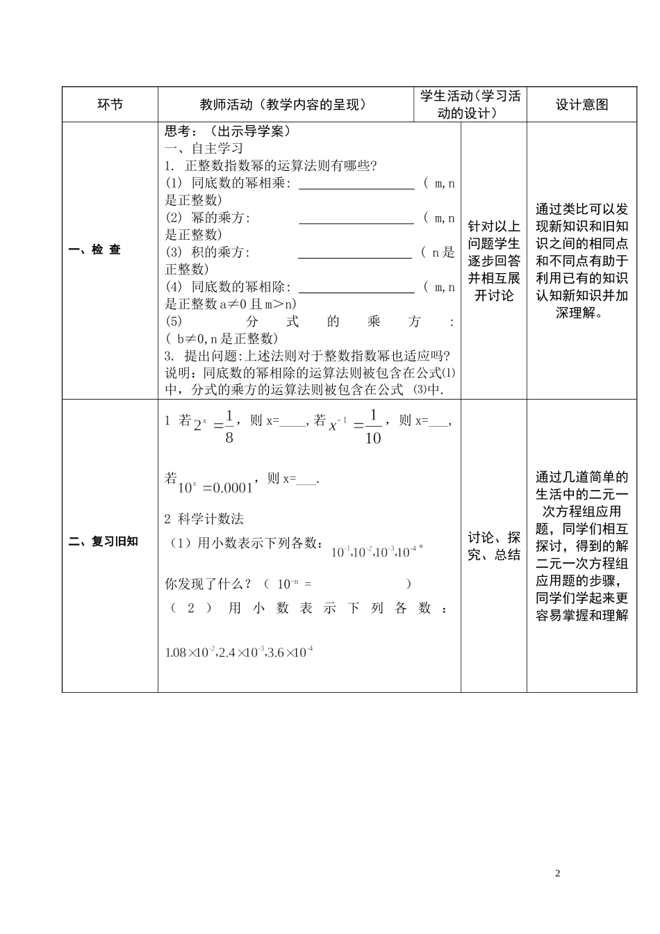 号整数指数幂的运算法则PP虎形山邵立平_第2页