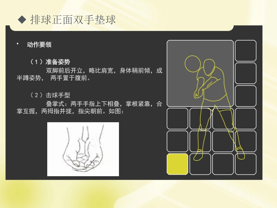 蒋、排球正面双手垫球_第2页