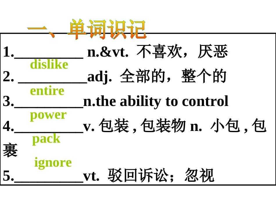 人教版英语必修1-Unit1[课件]_第3页