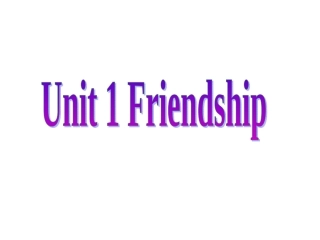 人教版英语必修1-Unit1[课件]