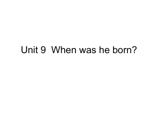 八年级英语上册unit9课件1