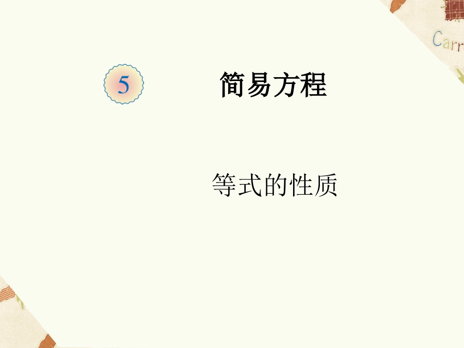 《等式的性质》课件1_第1页