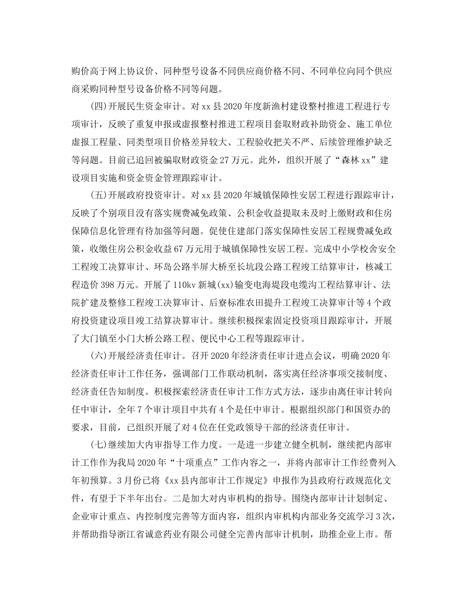 审计半年工作总结格式模板精选_第2页