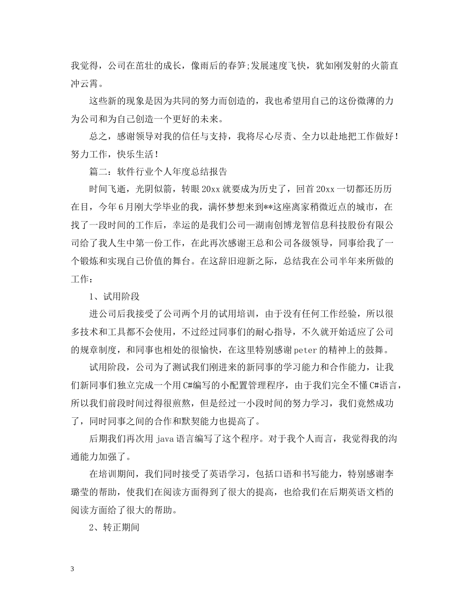 IT行业年终个人工作总结_第3页