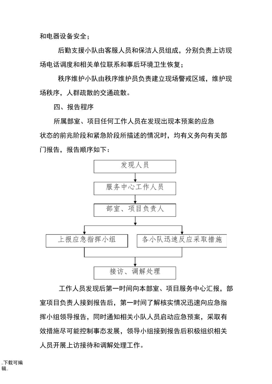 物业公司群体上访事件应急处置预案_第3页