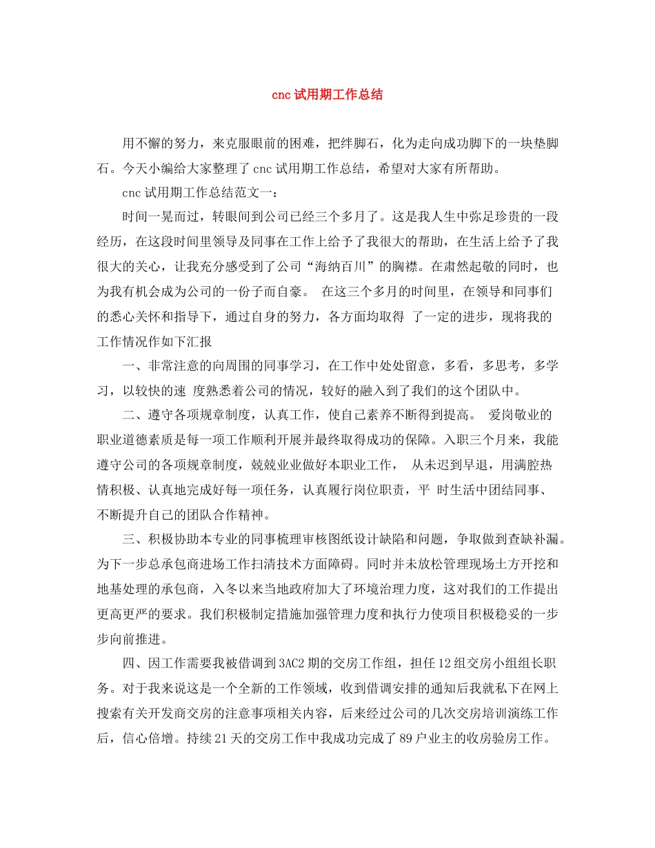 cnc试用期工作总结_第1页
