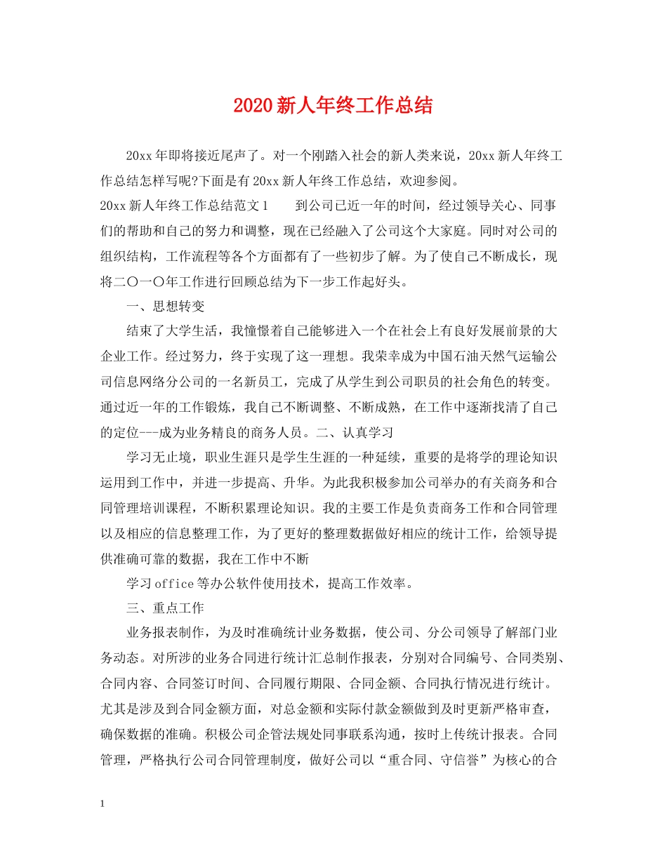 新人年终工作总结_第1页