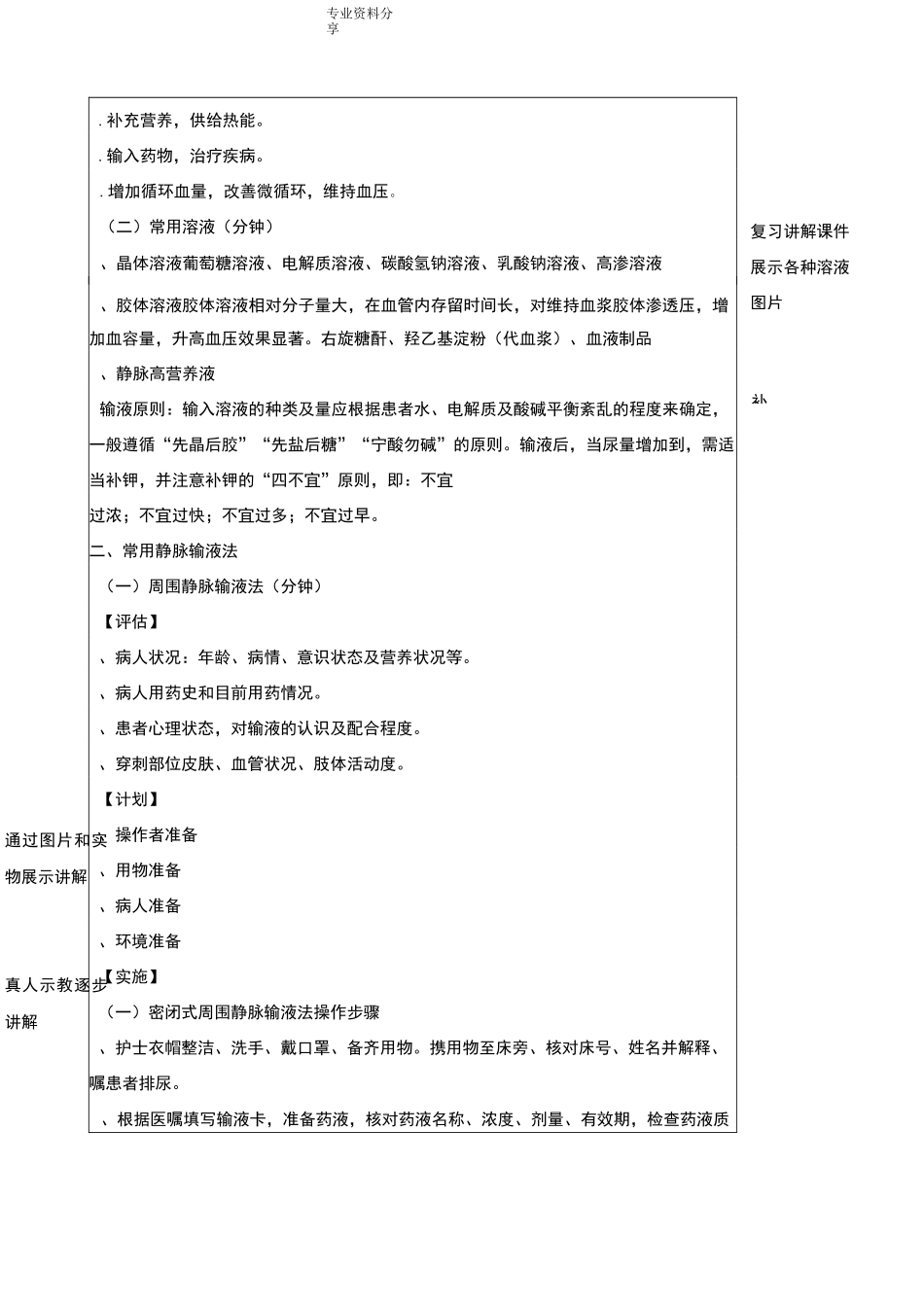静脉输液教学案_第3页