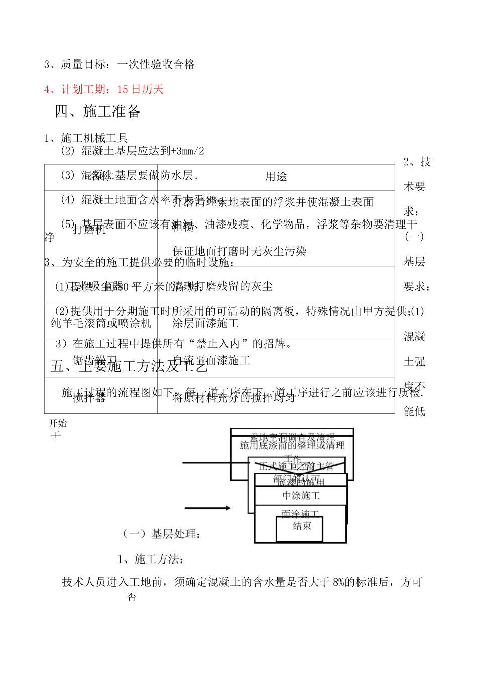 环氧树脂地坪漆工程施工方案_第3页
