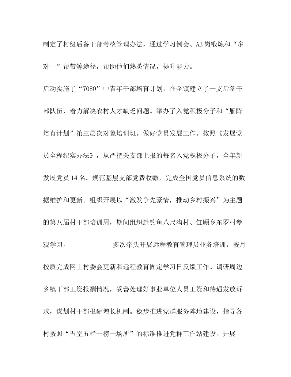 乡镇组织人事领导总结_第3页