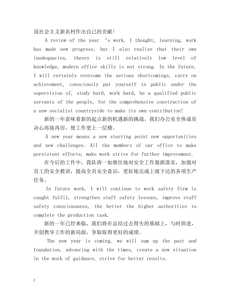 个人工作总结结尾语2 _第2页