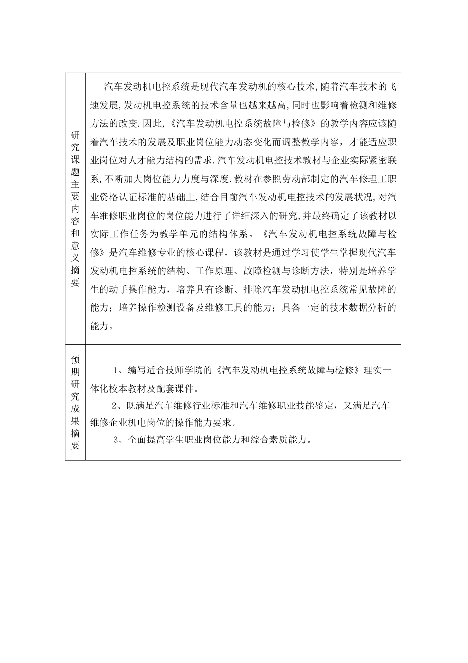 一体化课改科研课题申报范例_第3页