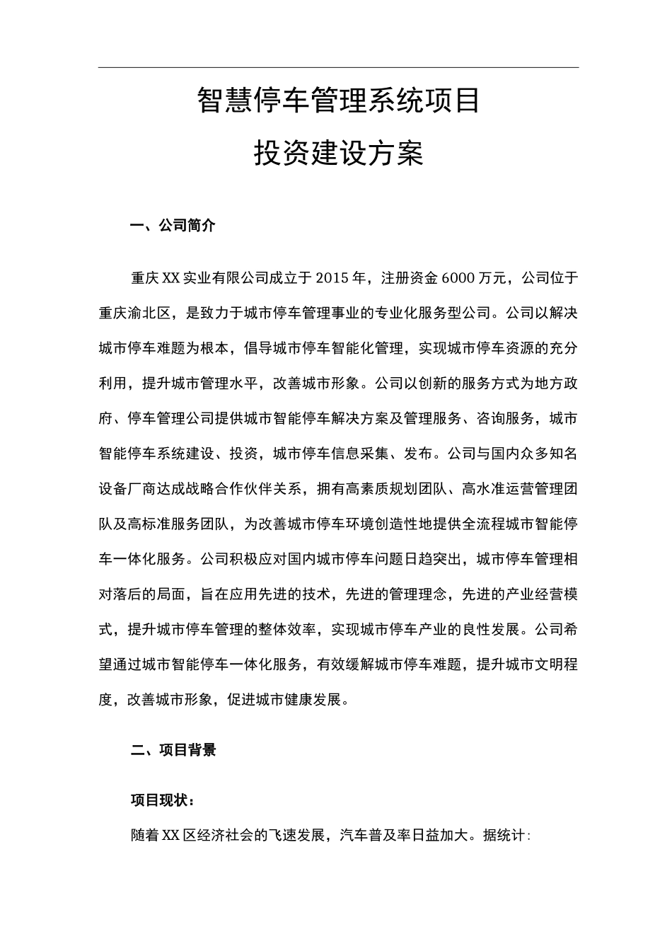 智慧停车管理系统项目投资建设与方案_第3页