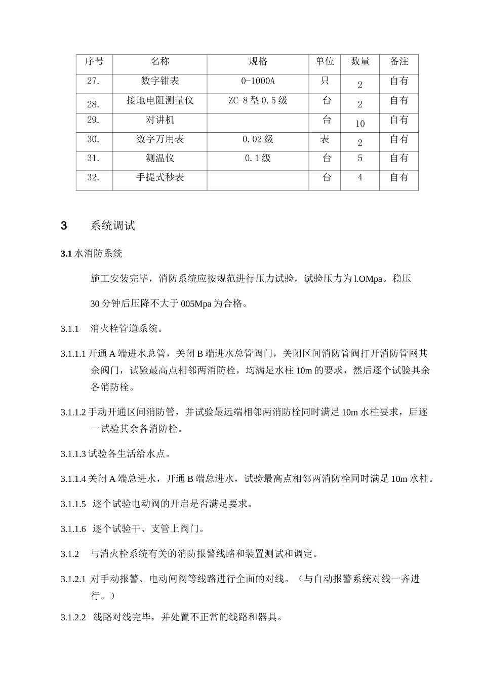 消防工程调试方案_第3页