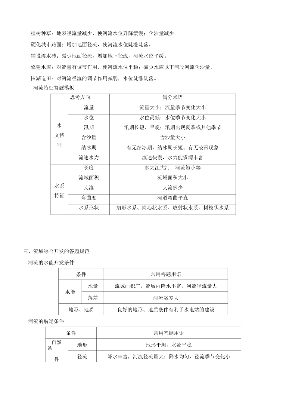 高中地理河流专题_第3页