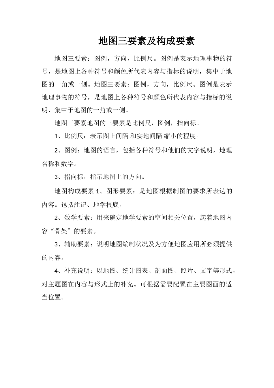 地图三要素及构成要素_第1页