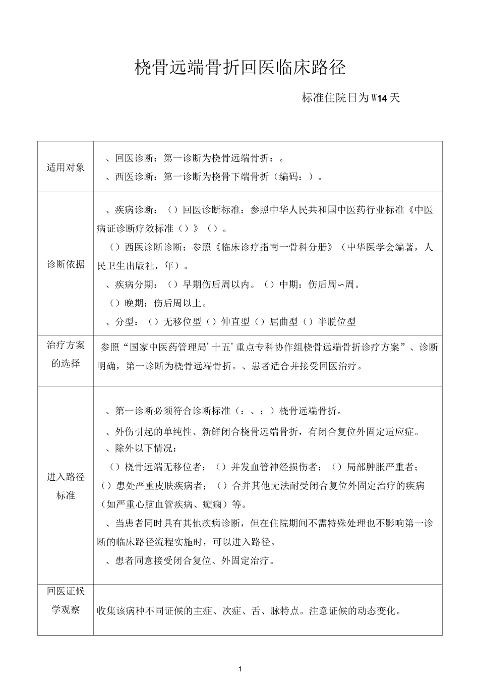 优势病种及临床路径_第1页