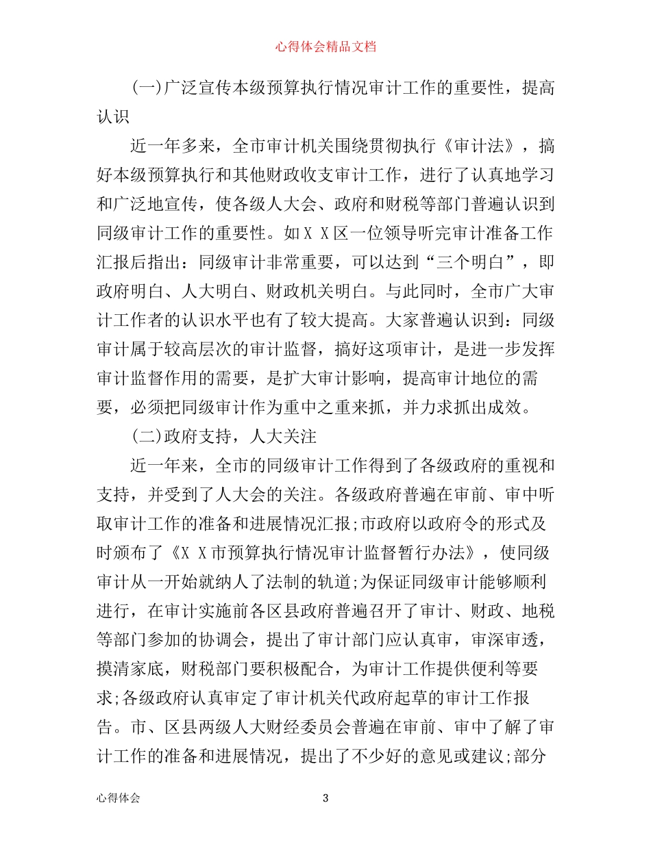 审计工作心得体会_第3页