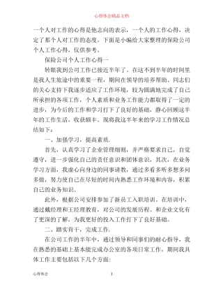 政府工作心得体会