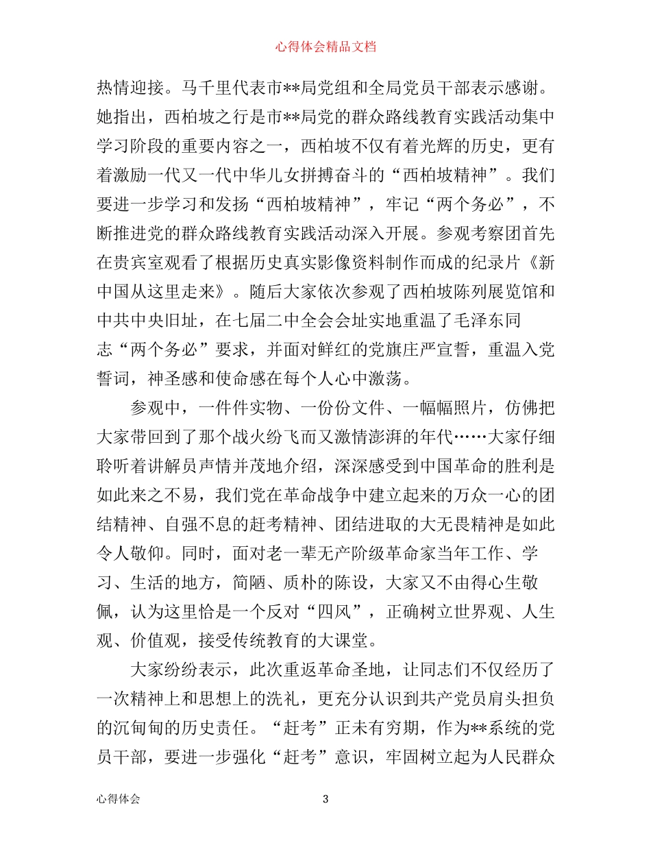 中国梦赶考行座谈会心得体会3篇_第3页