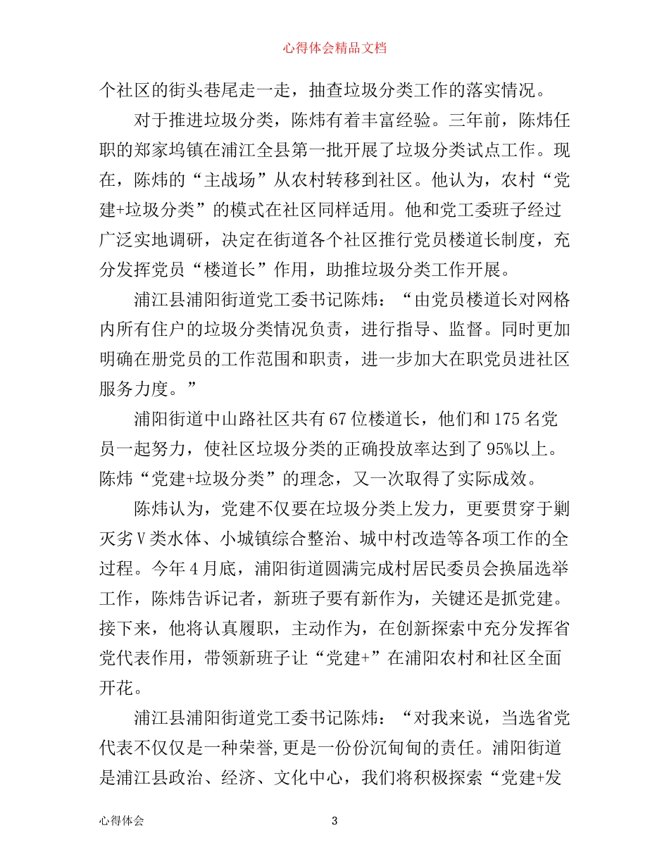 年省党代表风采观后感及心得体会_第3页