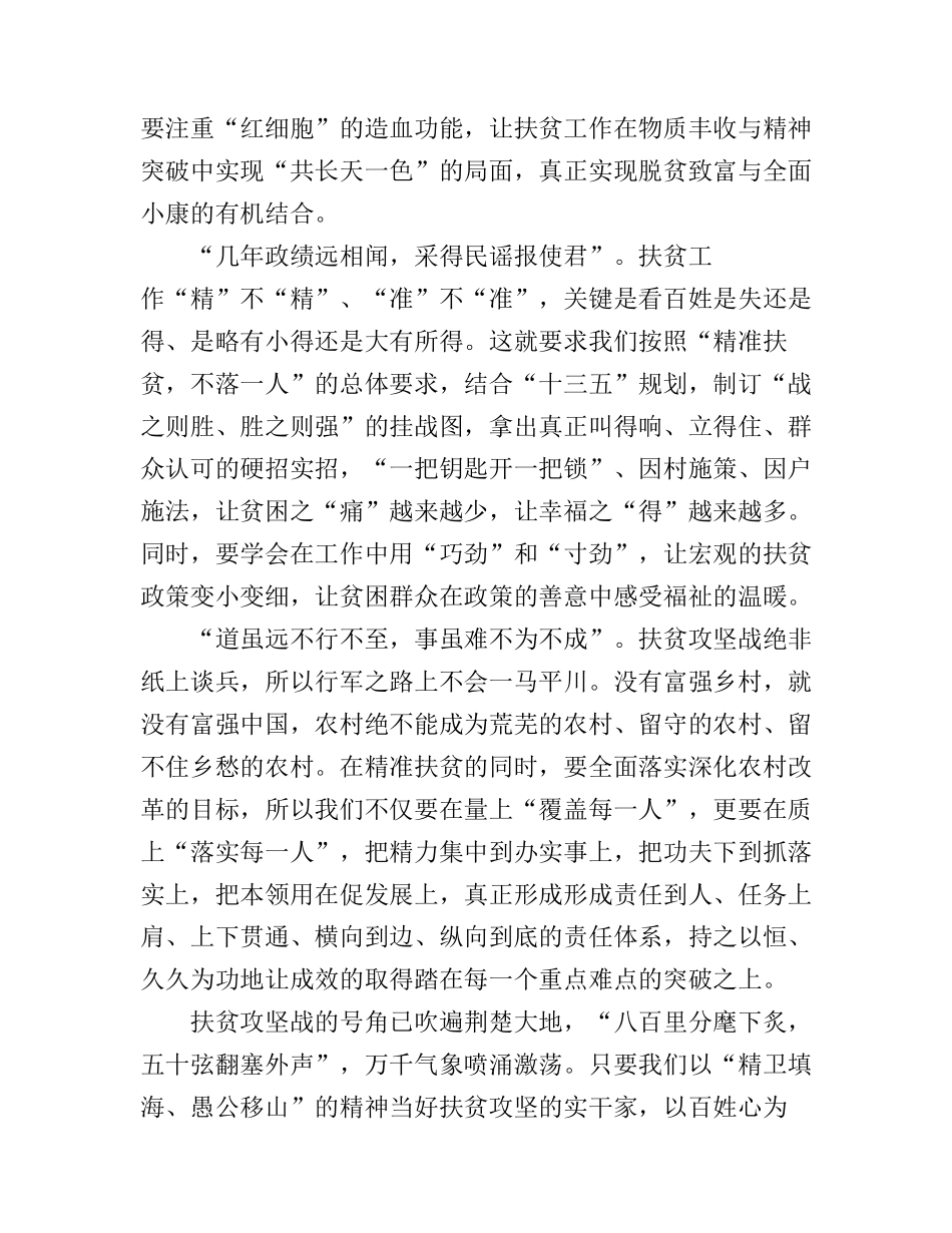 个人精准扶贫心得体会范文_第3页