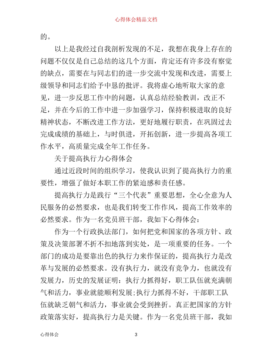 提高执行力心得感悟范文_第3页