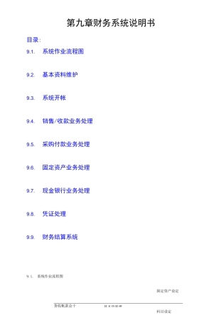 ERP财务管理系统