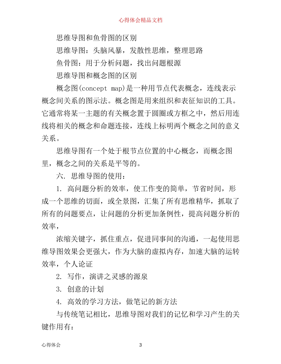思维导图学习笔记心得_第3页