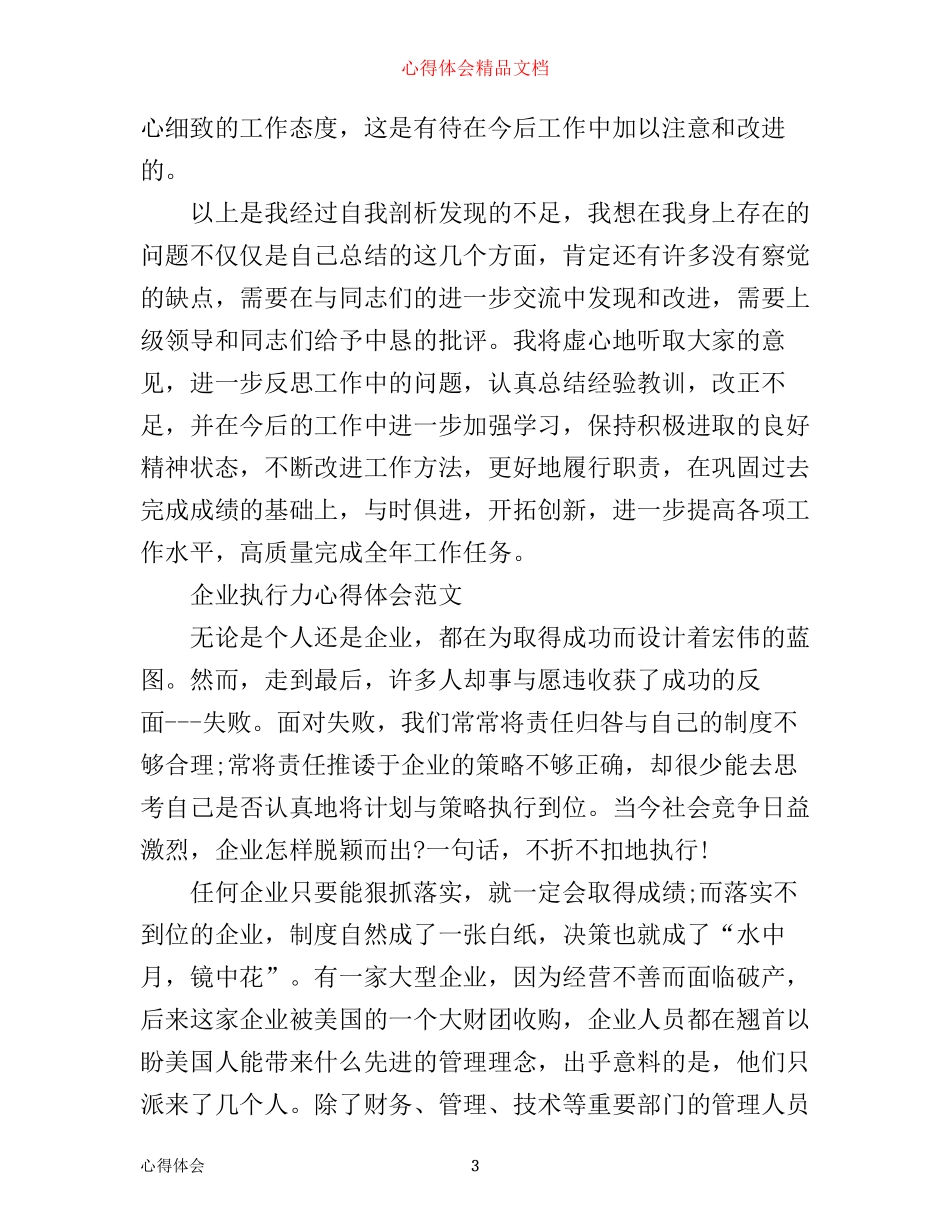 企业执行力心得体会范文_第3页