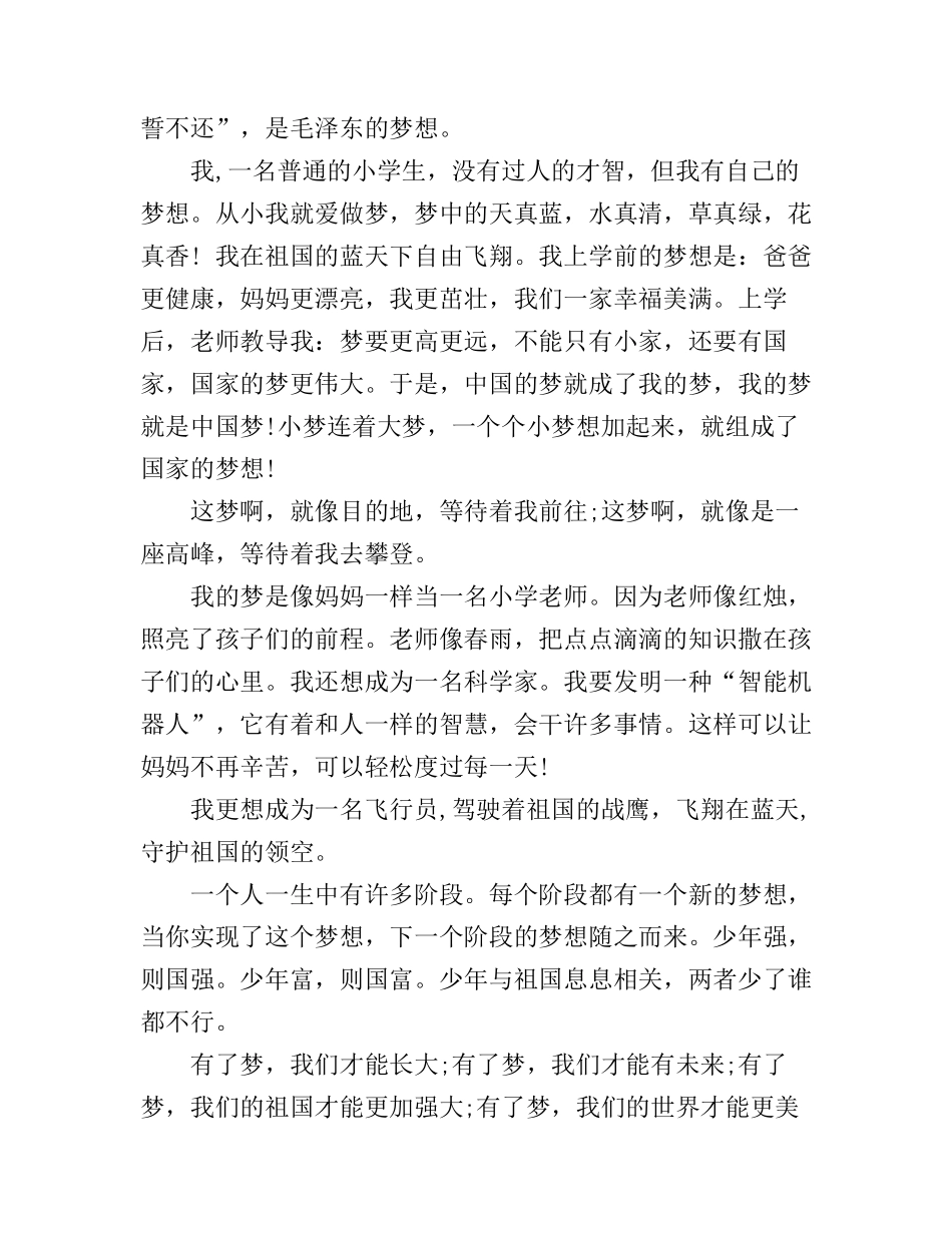 放飞梦想演讲稿精选范文_第3页