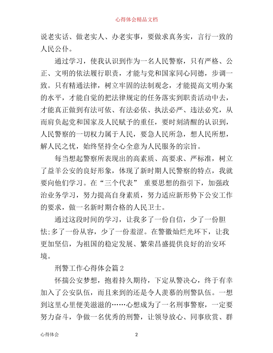 刑警工作心得体会_第2页