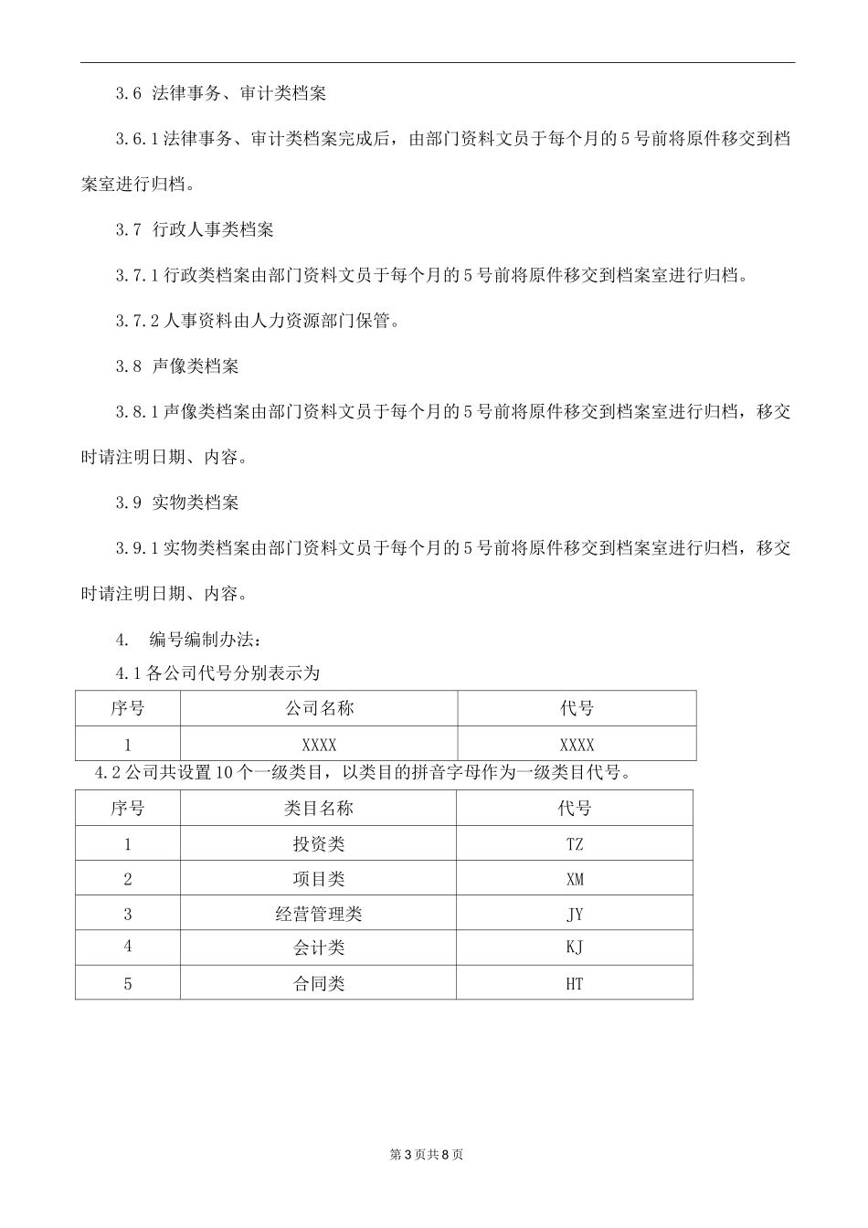 房地产公司地产档案分类及归档指引_第3页