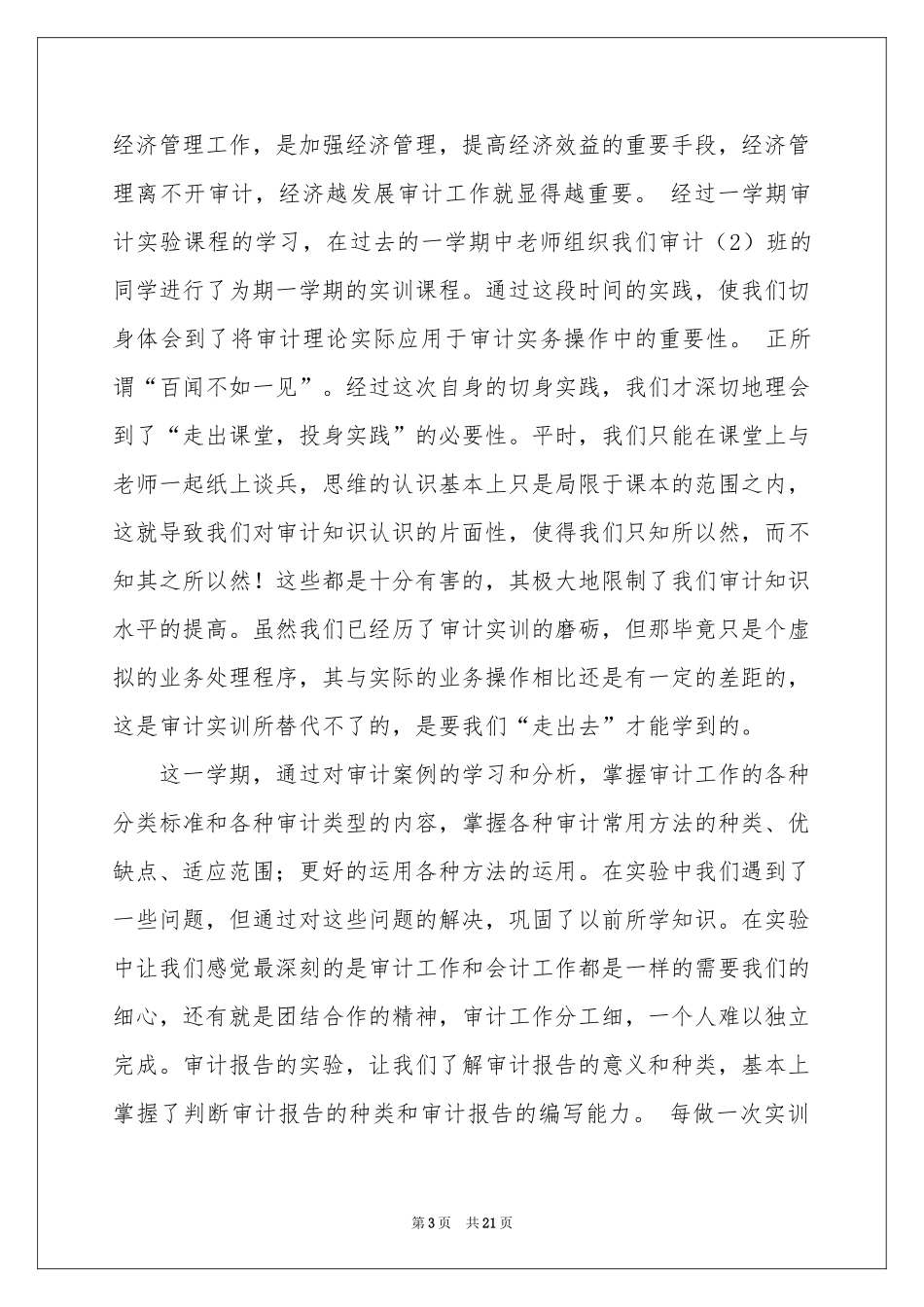 审计模拟实习报告_第3页