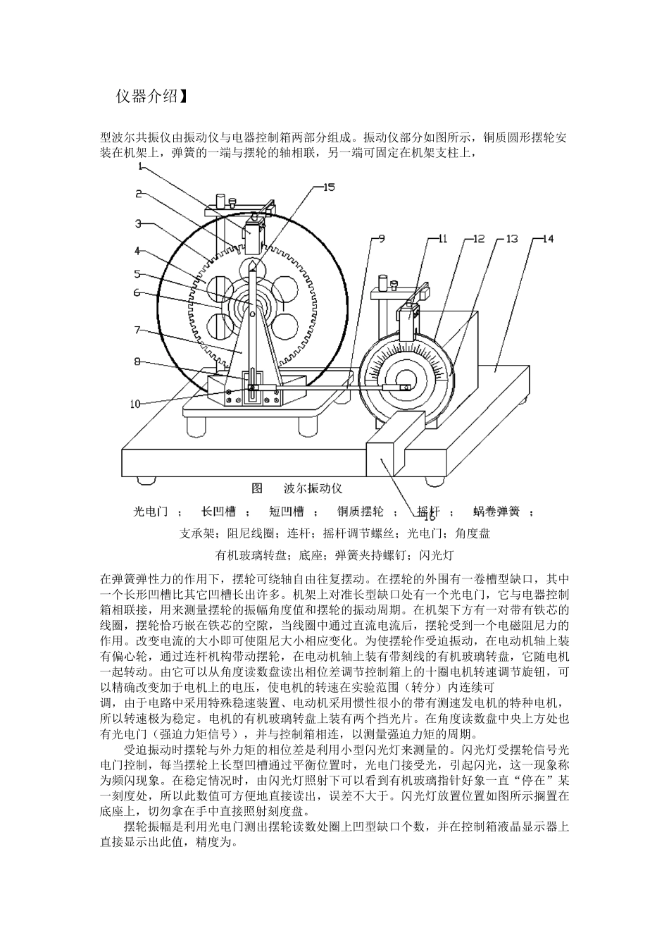 大学物理实验讲义实验07 波尔共振实验_第3页